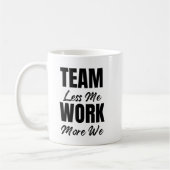 Ihr Logo Teamwork Inspiration Office Geschenk Kaffeetasse (Links)