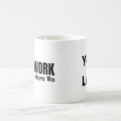 Ihr Logo Teamwork Motivierend Mitarbeiterbüro Gesc Kaffeetasse (Mittel)