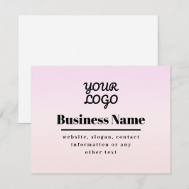 Ihr Logo & Text | Pink & Peach Ombre