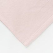 Ihr Logo & Text | Pink & Peach Ombre Fleecedecke (Ecke)