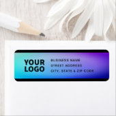 Ihr Logo | Türkisblau und Lila (Insitu)