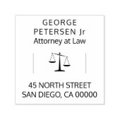 Ihr Logo | Umfang der Rechtsanwälte Permastempel (Design)