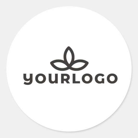 Ihr Logo-Umschlag Aufkleber (Vorderseite)