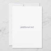 Ihr Logo und anpassbares Design Template (Rückseite)