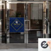 Ihr Logo und anpassbares Design Template Fensteraufkleber (Büro Tür)