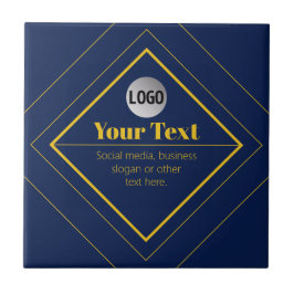 Ihr Logo und anpassbares Design Template Fliese