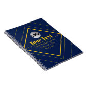 Ihr Logo und anpassbares Design Template Notizblock (Rechte Seite)
