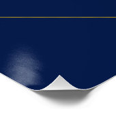 Ihr Logo und anpassbares Design Template Poster (Ecke)