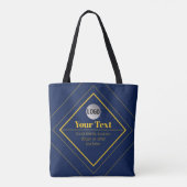 Ihr Logo und anpassbares Design Template Tasche (Rückseite)
