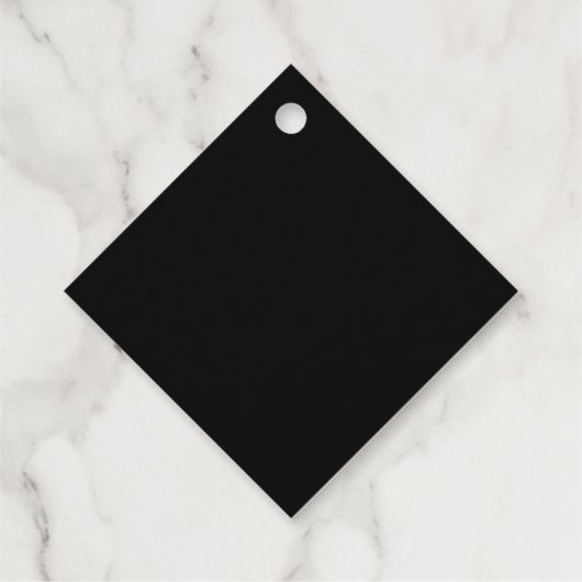 Ihr Logo und bearbeitbarer Rundschreiben, Rot oder Geschenkanhänger (Rückseite)