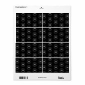 Ihr Logo und bearbeiteter Text | Wiederholmuster (Vorne)