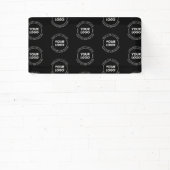 Ihr Logo und bearbeiteter Text | Wiederholmuster Banner (InSitu)