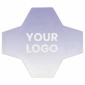 Ihr Logo und die bearbeitbare Hintergrundfarbe Fußball (Flach)