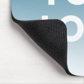 Ihr Logo und die bearbeitbare Hintergrundfarbe Mousepad (Ecke)