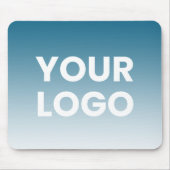 Ihr Logo und die bearbeitbare Hintergrundfarbe Mousepad (Vorne)
