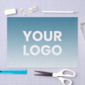 Ihr Logo und die bearbeitbare Hintergrundfarbe Seidenpapier (Handwerk)