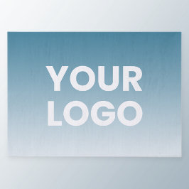 Ihr Logo und die bearbeitbare Hintergrundfarbe Seidenpapier