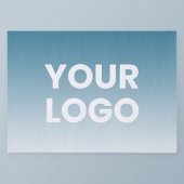 Ihr Logo und die bearbeitbare Hintergrundfarbe Seidenpapier