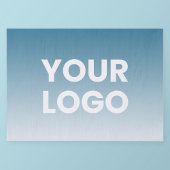 Ihr Logo und die bearbeitbare Hintergrundfarbe Seidenpapier