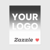 Ihr Logo und die moderne Farbskala Aufkleber (Blatt)