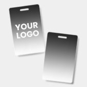 Ihr Logo und die moderne Farbskala Ausweis (Vorder- & Rückseite)