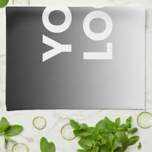 Ihr Logo und die moderne Farbskala Geschirrtuch (Gefaltet)