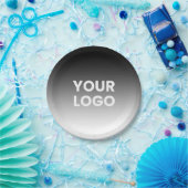 Ihr Logo und die moderne Farbskala Pappteller (Party)