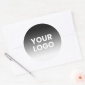 Ihr Logo und die moderne Farbskala Runder Aufkleber (Umschlag)