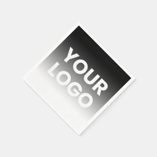 Ihr Logo und die moderne Farbskala Serviette (Ecke)