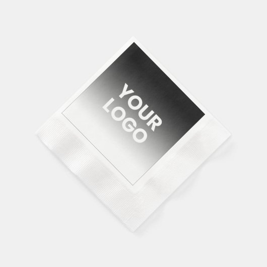 Ihr Logo und die moderne Farbskala Serviette (Ecke)