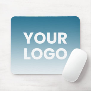 Ihr Logo und editierbarer Hintergrundfarbenverlauf Mousepad