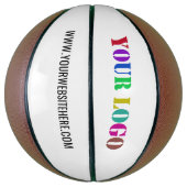 Ihr Logo und Ihr Basketball für benutzerdefinierte (Vertikal)