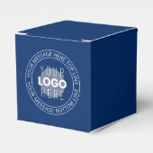 Ihr Logo und Ihr benutzerdefinierbarer Circle Text Geschenkschachtel (Vorderseite)