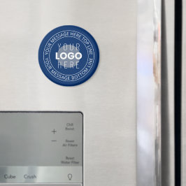 Ihr Logo und Ihr benutzerdefinierbarer Circle Text Magnet