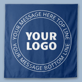 Ihr Logo und Ihr benutzerdefinierbarer Circle Text Wandteppich