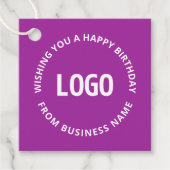 Ihr Logo und Ihr benutzerdefinierter Text | Herzli Geschenkanhänger (Vorderseite)