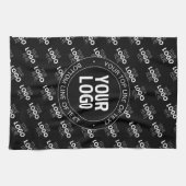 Ihr Logo und Ihr benutzerdefinierter Text mit Logo Geschirrtuch (Horizontal)