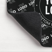 Ihr Logo und Ihr benutzerdefinierter Text mit Logo Mousepad (Ecke)