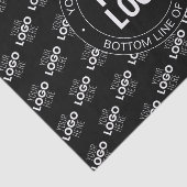 Ihr Logo und Ihr benutzerdefinierter Text mit Logo Seidenpapier (Ausschnitt)