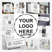 Ihr Logo und Ihr Image Minimalistisch Moderner QR- Ausweis