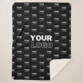 Ihr Logo und Ihr mehrfarbiges Logo im Hintergrund  Sherpadecke (Vorderseite)