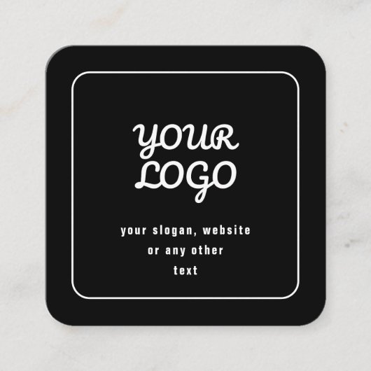 Ihr Logo und Ihr Slogan oder ein anderer Text | Sc Begleitkarte (Vorderseite)