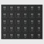 Ihr Logo und Ihr Slogan oder ein anderer Text | Sc Geschenkpapier (Flach)