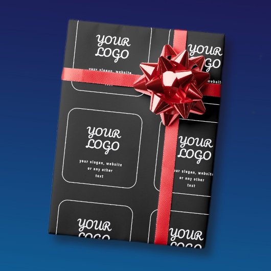 Ihr Logo und Ihr Slogan oder ein anderer Text | Sc Geschenkpapier