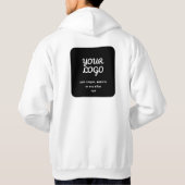 Ihr Logo und Ihr Slogan oder ein anderer Text | Sc Hoodie (Rückseite)
