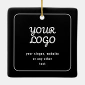 Ihr Logo und Ihr Slogan oder ein anderer Text | Sc Keramikornament (Rückseite)