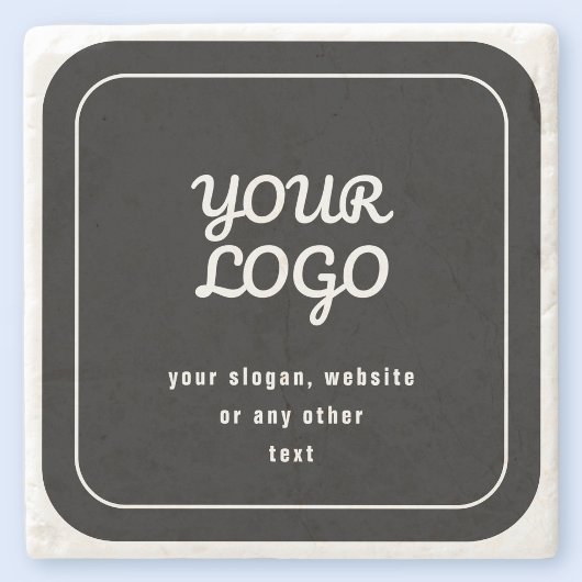 Ihr Logo und Ihr Slogan oder ein anderer Text | Sc Steinuntersetzer