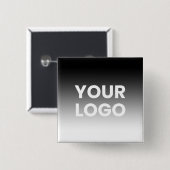 Ihr Logo und moderner, editierbarer Farbverlauf Button (Vorne & Hinten)