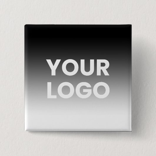 Ihr Logo und moderner, editierbarer Farbverlauf Button (Vorderseite)