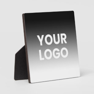 Ihr Logo und moderner, editierbarer Farbverlauf Fotoplatte